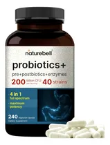 Comprar Probióticos 200 Billones Ufc, 40 Cepas + Pre Y Post 240 Cáp