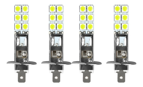 Kit De Faros Led H1 6000k De 80w Blancos, 4 Piezas