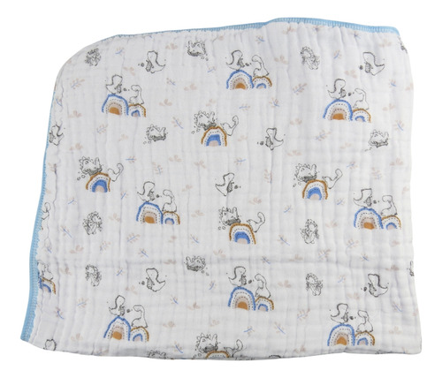 Toalhão De Banho Papi Mami Soft Premium C/ Capuz Dino