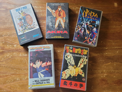 Vhs, Ninja Scroll, Dragon Ball Y Otros (Usado)