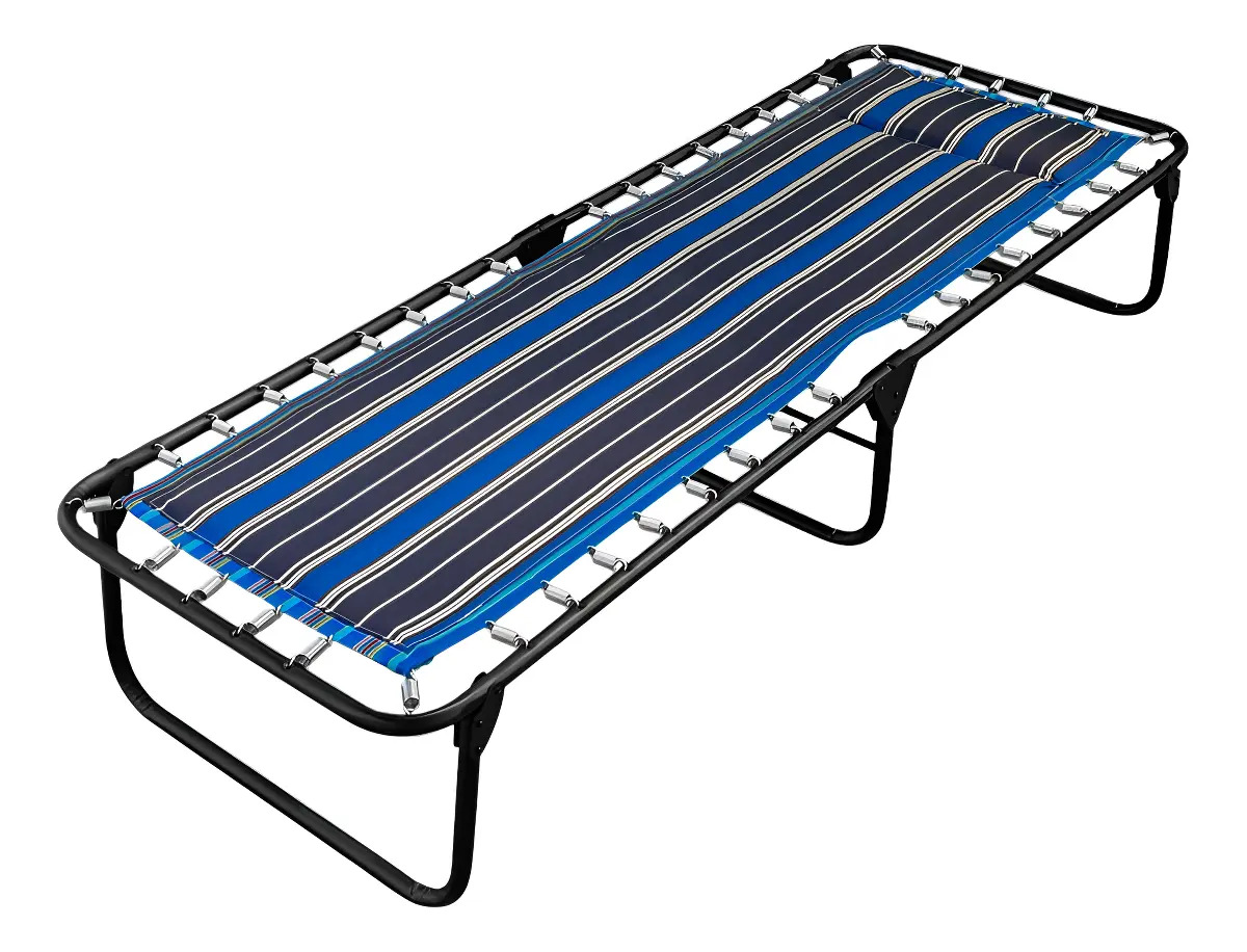 Catre Plegable Pegaso KSA Acojinado Lona Almohada Integrada Compacto 182x65cm