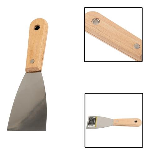 Espátula De Aço Inox Multiuso 6 Cm
