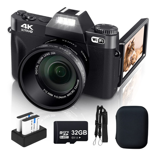 Camara Digital Vjianger 4k 48mp Vlogging Para Youtube Wifi 2