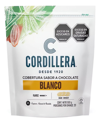 Cobertura Chocolate Blanco 500g