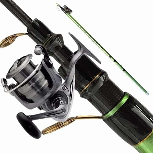 Combo Equipo Lerc Carbon Im9 Pejerrey Master Flash + Daiwa