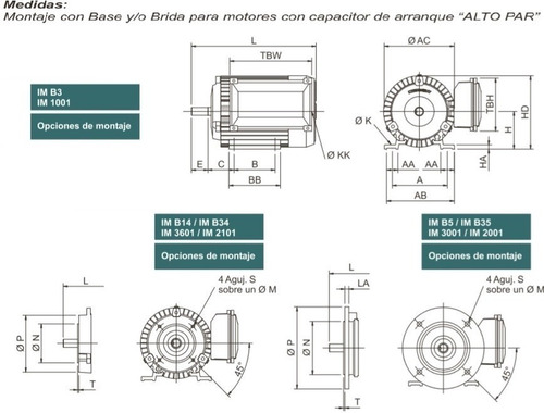 Imagen 4 de 10 de Motor Eléctrico Czerweny Alto Par 1.5 Hp 2880 Rpm 2 B