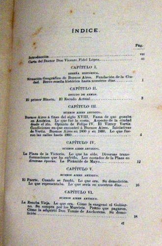 Manuel Bilbao Buenos Aires Desde Su Fundación Edicion 1902