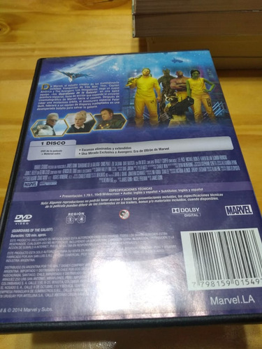 Guardianes De La Galaxia - Dvd - Nuevo