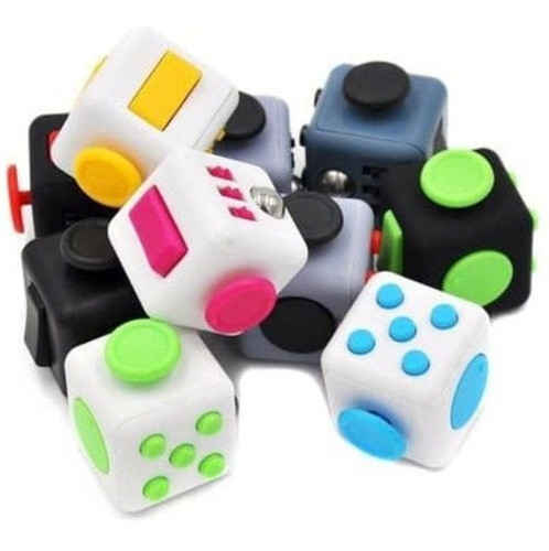 Imagen 1 de 7 de Cubo Dado Anti Estres Ansiedad Nervios Sensorial