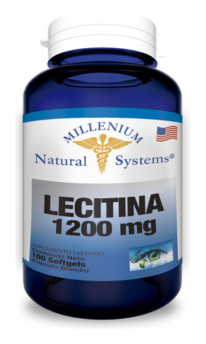 Lecitina De Soya 1.200mg X100 Natur - Unidad a $350