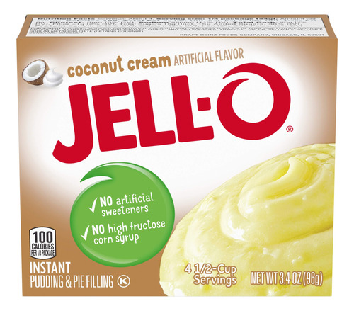 Pudin Y Relleno Para Tartas Instantaneo De Jell-o