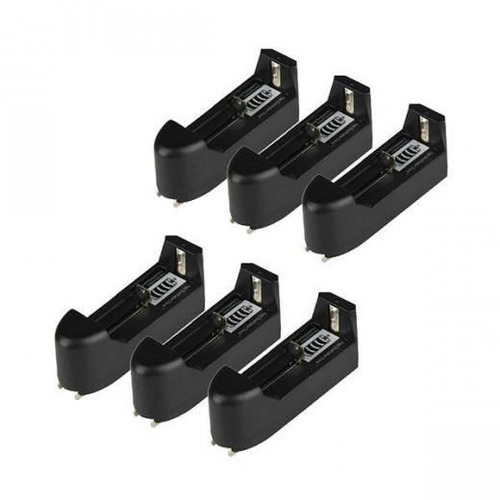 6pcs Solo Cargador Para 14500 De 16340 18650 Recargables Cr1