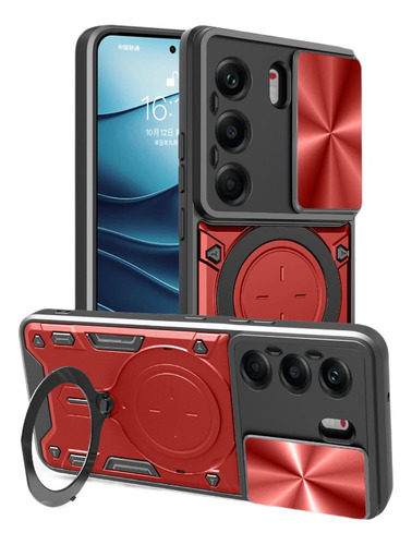 Funda Con Soporte Magnético Para Tecno Camon 40 Pro 4g