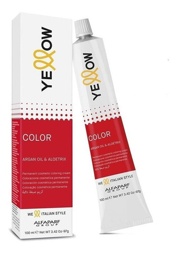 Tinte Yellow 8.1 Rubio Claro Ceniza+per - mL a $282