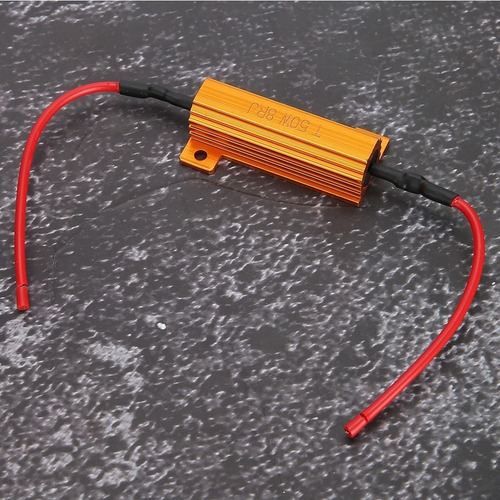 Imagen 2 de 10 de Resistencia De Carga De Bombillas 2pcs 50w 8ohm Wirewound De