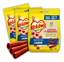 Comprar Kit 3 Bifinho Keldog Criadores Sabor Carne Para Cães 500g