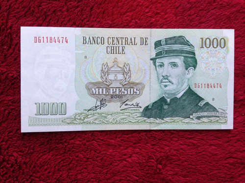 Billete 1000 Pesos Chile 2001