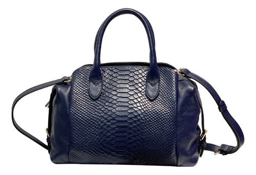 Bolso De Mano De Piel De Vaca Con Estampado De Cocodrilo Par