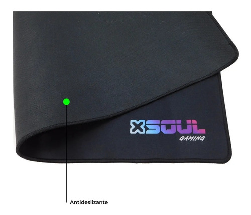 Imagen 5 de 5 de Pad Gamer 70 X 30 Cm Soul Pro Gaming Teclado Y Mouse Jmc