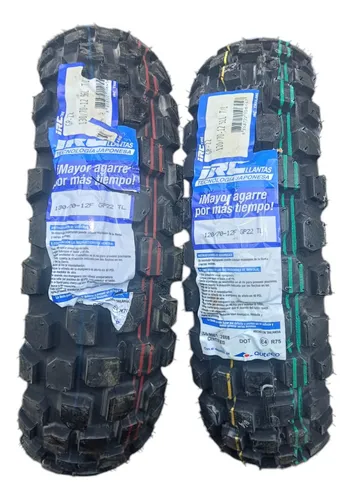 Kit Llantastaco Irc 130/70-12+120/70-12 Bws/dynamic/agylity