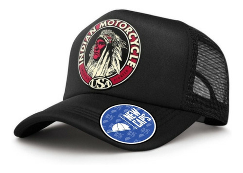 Gorras Trucker Custom Indian Retro Motorcycle New Caps