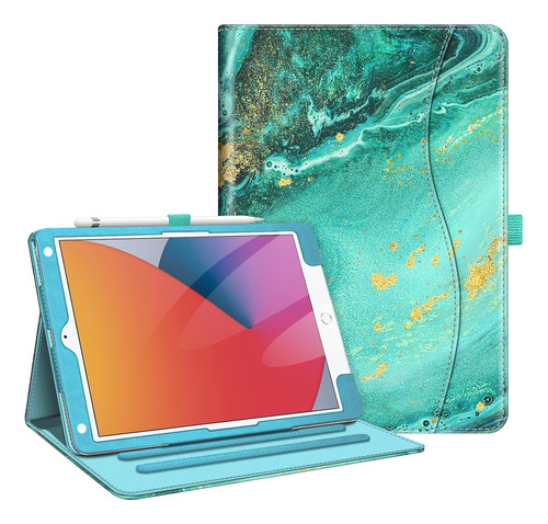 Funda Fintie, Onda Acuatica, Compatible iPad De 9ª/8ª/7ª Gen