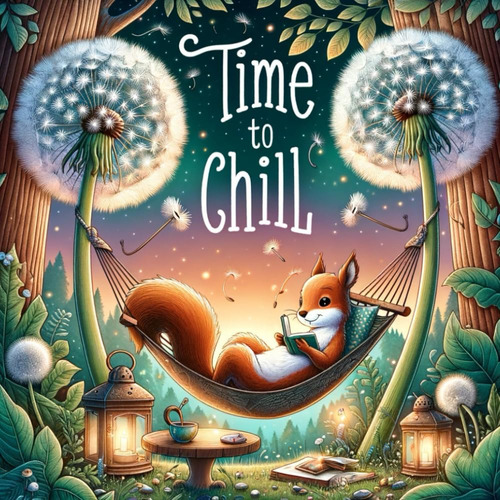 Libro: Time To Chill Coloring Book: A Serene Journey Through