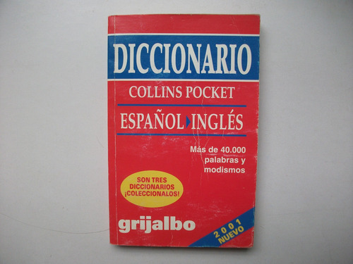 Diccionario Collins Pocket Español Inglés