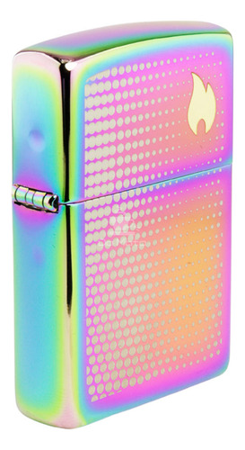 Isqueiro Zippo Dots And Flame Design 46569
