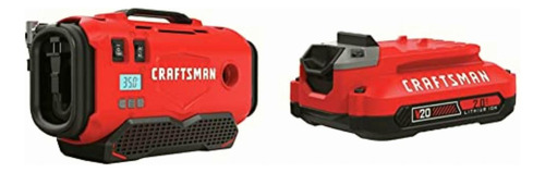 Craftsman V20 Inflador, Solo Herramienta (cmce520b), Rojo +