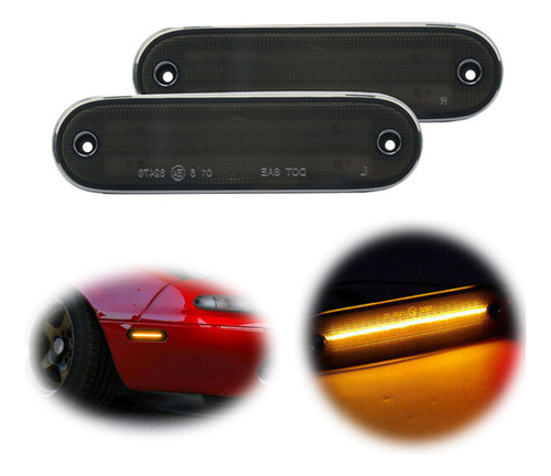 Luz De Posición Delantera Led Para Mazda Mx-5 Miata1990-2005