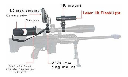 Mira De Vision Nocturna, Caza Por Infrarrojos Para Rifles, C