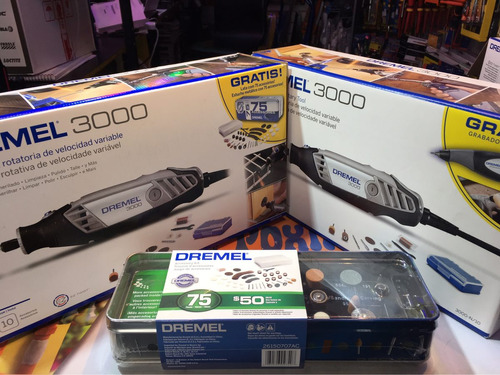 Minitorno Dremel 3000 Con 10 Accesorios + 75 De Regalo!!!!!!