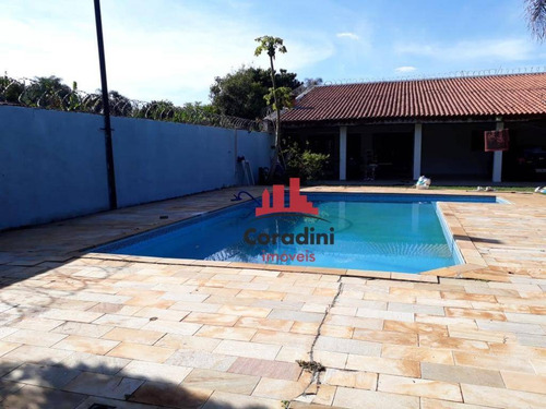 Chácara Com 3 Dormitórios À Venda, 1250 M² Por R$ 750.000 - Jardim Da Balsa I - Americana/sp - Ch0102