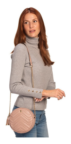 Imagen 7 de 7 de Crossbody Hpc Polo Capitonado De Corazón