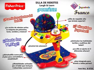 Silla De Rebotes - Fisher Price - Nuevo Caja Sellada.