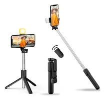 Comprar Palo Selfie Stick Tripode Celular C\u002F Luz Control Remoto R1s