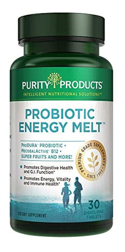 Probiótico Energy Melt  B-12 Energy Berry Melts Probióticos