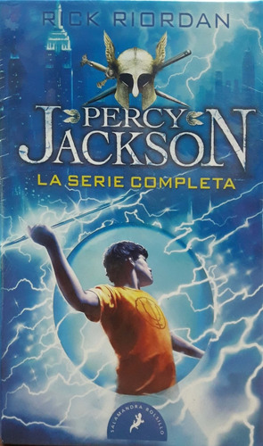 Percy Jackson La Serie Completa Riordan Salamandra Nuevo * 