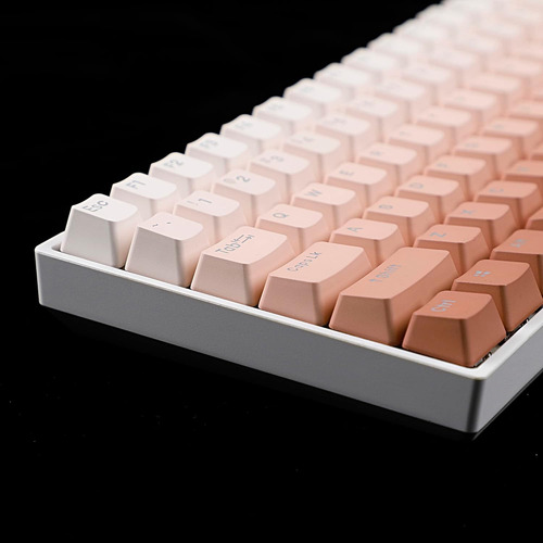 108 122 Teclas Con Retroiluminación De Doble Disparo Pbt Que