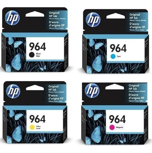 Cartuchos Hp 964 Estandar Juego X4 N-c-m-y 