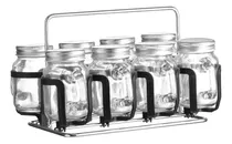 Comprar Porta Condimentos 8 Potes Suporte Horizontal Com Alça Hauskr