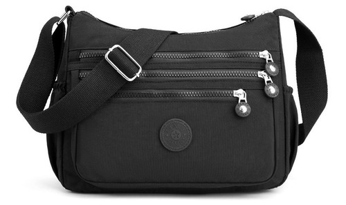 Bolsa Bandolera Bolso De Hombro Mujer Nylon Multi Bolsilo