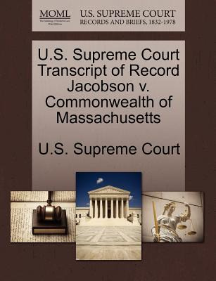 Libro U.s. Supreme Court Transcript Of Record Jacobson V....