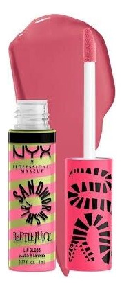4 Lip Gloss Beetlejuice X Nyx, Original Nuevos
