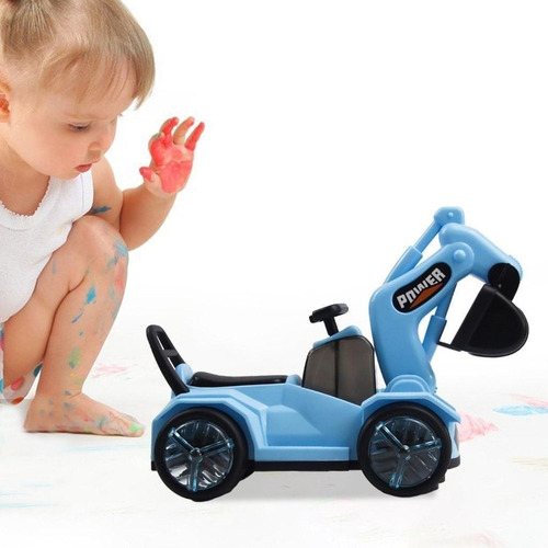 Excavadora Eléctrica For Niños, Coches De Ingeniería,