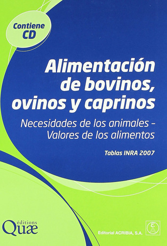 Alimentación De Bovinos, Ovinos/caprinos Necesidades De Los