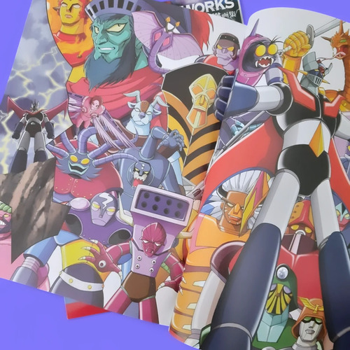 Super Robot And Hero Art Works Illustration Artbook