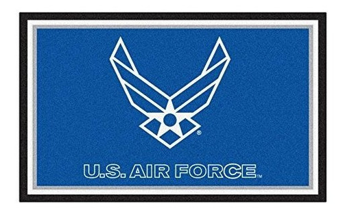 Fanmats Military 'air Force' Nylon Face Alfombra De Felpa 4x