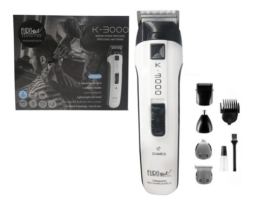 Maquina De Cortar Pelo Y Barba K-3000 Eurostil Recargable